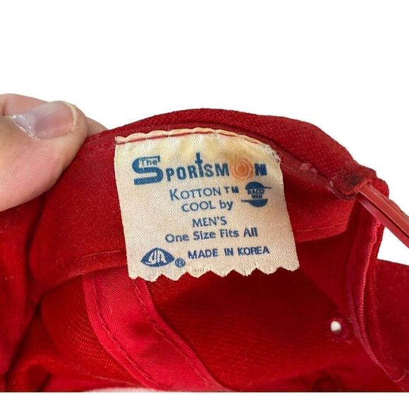 Vintage Washington State Cougars Hat Snap Back Trucker Cap Crimson Script WSU - Picture 6 of 6